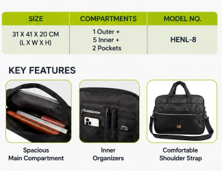 Non Leather Executive Bags HENL-8